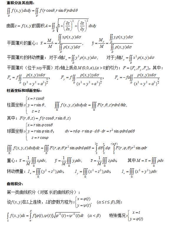 2018年成人高考专升本《高数》必背资料（6）(图1)