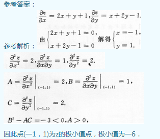 2015年成人高考专升本高等数学一考试真题及参考答案(图27)