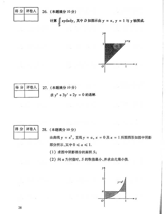 2006年全国成人高考专升本高数（一）真题及答案(图5)