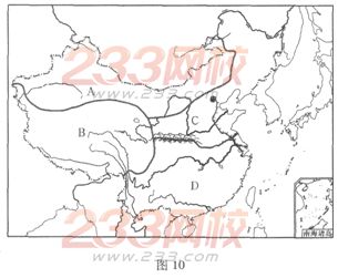 2007年成人高考地理历史试题（高起点）(图12)