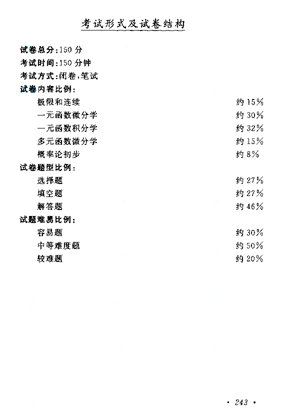 成人高考专升本高等数学（二）考试大纲(图8)