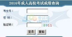 湖南2016年成人高考成绩查询时间12月9日14时开始